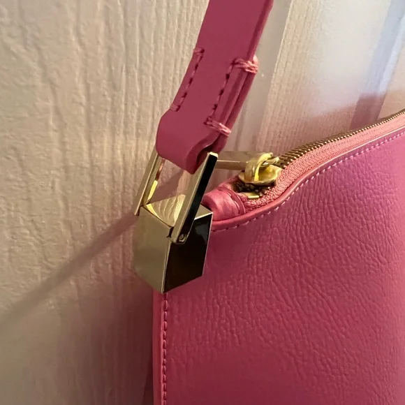 Kate Spade Hot Pink Leather Crossbody Purse with Tassels - Picture 6 of 11